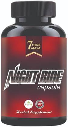 7Herbmaya Night Ride Extra Power Capsule for Men Stop Nightfall & Weakness