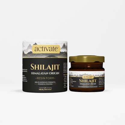 Activate Himalayan Shilajit Resin 20g – For Endurance, Stamina and Strength – Lab Tested