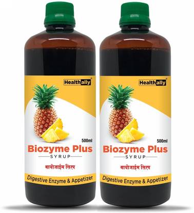 Health Ally Biozyme Syrup Ayurvedic Appetizer Tonic | Relieves Gas Constipation Problems