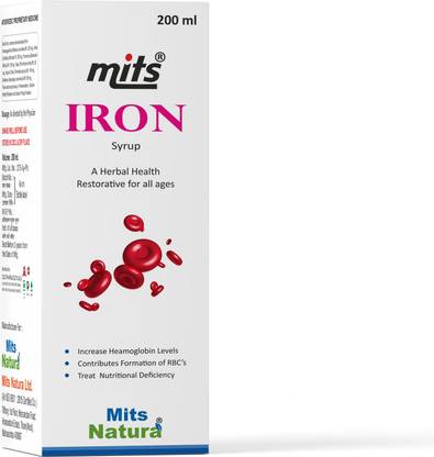 MITS Iron Syrup Daily health supplement with Iron Syrup 200ml