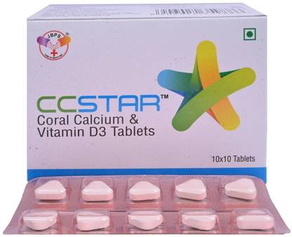 CCStar Coral Calcium Vitamin D3 Supplement Men & Women Calcium For Strong Bones Muscles