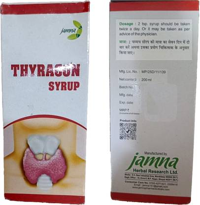 jamna Herbal Thyracon Syrup |Ayurvedic medicine for Thyroid