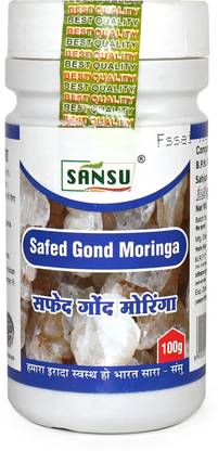 Sansu Safed Gond Moringa ( 100g)