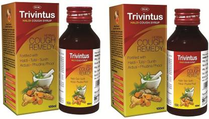 Trio Trivintus Haldi Cough Syrup, 100ML, Pack Of 2