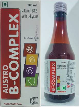 AUSTRO Vitamin B-Complex with lysine syrup for vitamin deficiency to poor diet