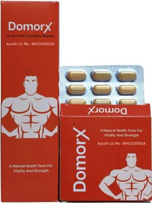 DOMORX Combo | Ayurvedic Power Pair for Men's Health | Energy, Stamina & Vitality