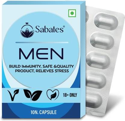 Sabates MEN Health Wellness Power Capsule For Men / Recharge Your Energy Levels