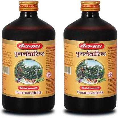 Baidyanath Punarnavarishta |Useful in Liver Problems & Kidney Disorders, help to Relief from all kinds of Body Pains | Help in skin diseases & Also helps in the formation of urine | 900 ML