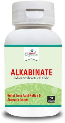 Space Organics Alkabinate 60 tablet acid reflux and other stomach related issues.
