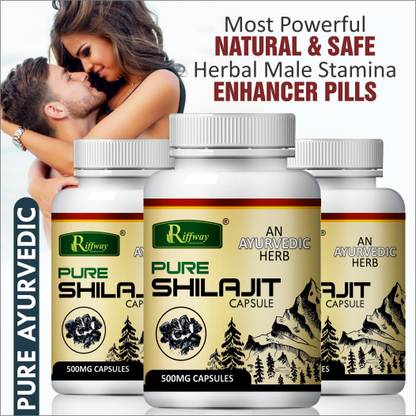 Riffway Pure Shilajit Vitamins Support To Reduce Depression Anxiety Boosts Immunity