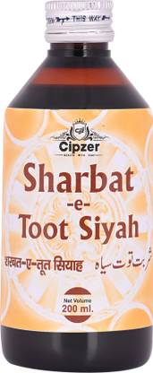 CIPZER Sharbat Toot Siyah | It is useful for throat pain-200ml