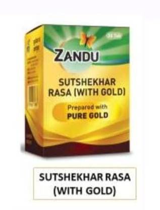 ZANDU Sutshekhar Rasa with Gold - 30 Tablets