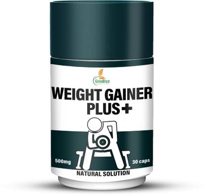 grinbizz Weight Gainer Plus Capsule For Increase Body Weight/For Men & Women