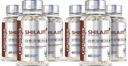 Nirvasa Shilajit with Safed Mulsi For Strength, Power & Stamina