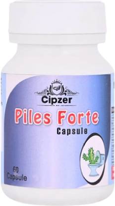 CIPZER Piles Forte Capsules 60 Caps – For Piles, Hemorrhoid Support, Bavasir, Fissure.