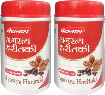 बैद्यनाथ अगस्त्य हरितकी- एक आयुर्वेदिक मेडिसिन | रेस्पिरेटरी समस्याओं, हिकप, कफ और ठंड में मदद करता है | 2 का पैक