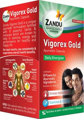 ZANDU Vigorex Gold |Boosts Stamina, Strength | Enhances Energy