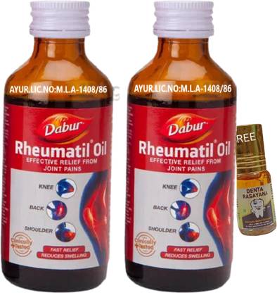 Dabur Rheumatil Ayurvedic for Joint Pain Relief & Backache (100ml)