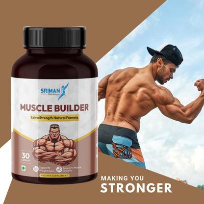 sriman Muscle Builder / L-Arginine Extract Muscle Strength and Stamina