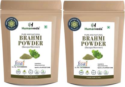 Humanveda Natural Brahmi Powder (Churna) For Brain & Memory