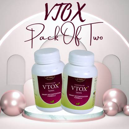 Vaidyasaar V-Tox Natural Detoxifying Tablets
