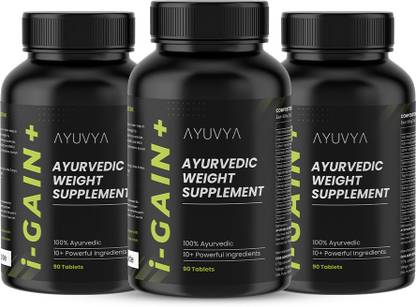 Ayuvya i-Gain+ Weight Supplement Powerful herbs for Improving Appetite 100% Ayurvedic