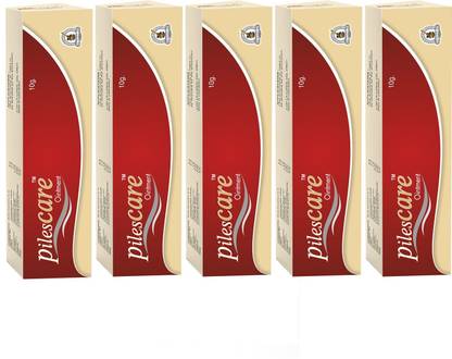 Dharmani's International Piles Care Ointment 10 Gm| Relief From Pain, Bleeding & Constipation (Pack of 5)