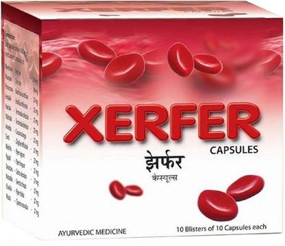 AVN Xerfer Capsules - Helps in Anaemia, Improves Haemoglobin Levels (120 Capsules)