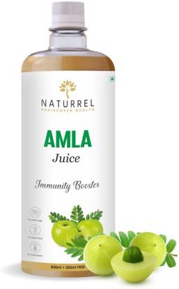Naturrel Amla Juice - 1L | Rich Source of Vitamin C | Cold Pressed|