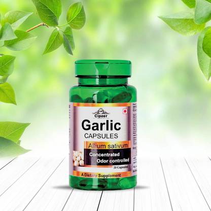 CIPZER Garlic Capsule(30 Caps)-Strengthen immune system,Maintain cholesterol level