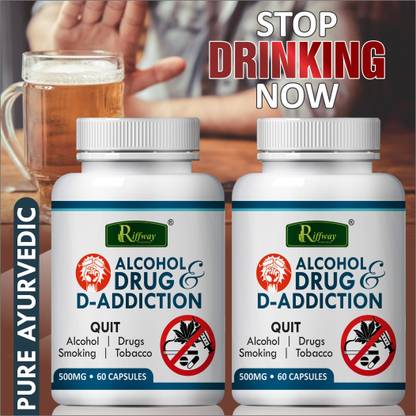 Riffway Alcohol Drug D-Addiction Dava Purifies Lungs Reduce Substance-100% Naturally