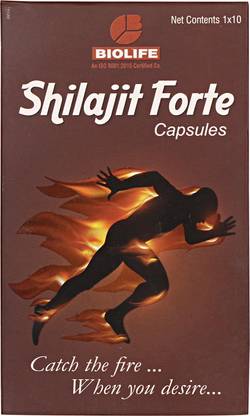 Bio Skylife Shilajit Forte Capsule For Strength & Energy Boost