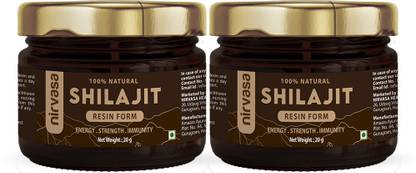 Nirvasa Pure Ayurvedic Shilajit Resin For Strength, Power & Stamina