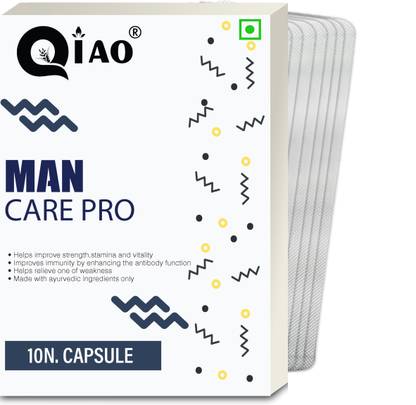Qiao Man Care Pro Man Wellness Capsule Promotes Physical & Mantal Health - Immunity