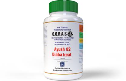 Ayush Ayurvedic Medicine for Diabetes Made of Pure Herbs 1 Month Pack 180Tablets