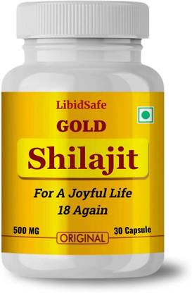 LibidSafe Shilajit Gold Capsules for Men - Potent Energy & Vitality Boost