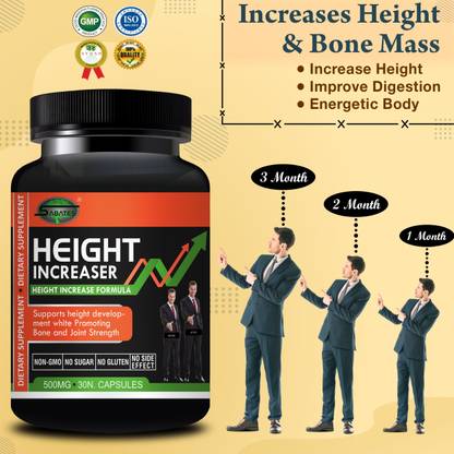 Sabates Increaser Tablets : Height Capsules Increases Body Growth Bone Density