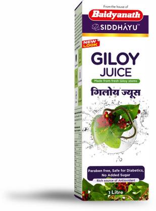 Baidyanath Giloy Juice 1 Litre, Natural Immunity Booster | No Added Sugar