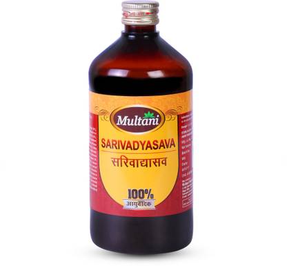 Multani Sarivadyasava Syrup | Blood Purifier, Reduces Acne, Pimples - 450ml