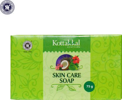Kottakkal ayurveda Skin Care Soap - 75 gm Each , For All Ages With Natural Ingredients (Pack of 6)