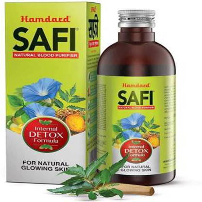 Hamdard Safi 100% Pure Blood Purifier Syrup |500ml| For Healthy & Glowing Skin|Pack of 1