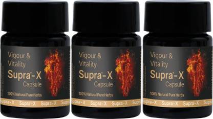 Supra X Capsules 10 Caps | Power Capsules for Men | With Museli
