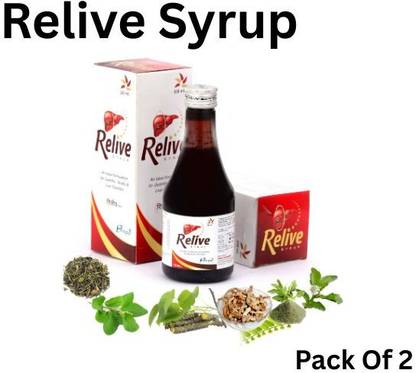 NORTH INDIA PHARMA Relive Syrup 440 ml for Curing Liver Disorder