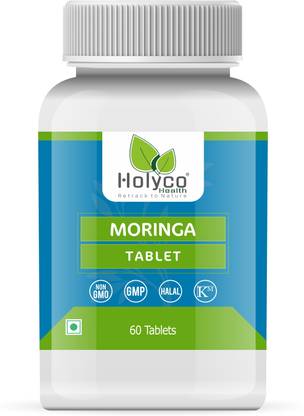 Holyco Health Moringa Tablet - 60 tablets | drumstick tree, miracle tree leaf powder tablets