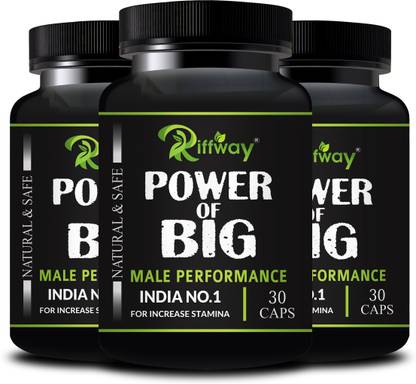 Riffway Power of Big S-E-X Men Capsules For Stable Harder Erection Improves Energy