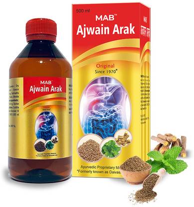 mab Ajwain Arak Syrup (500ml) for Enhancing Digestive Functions