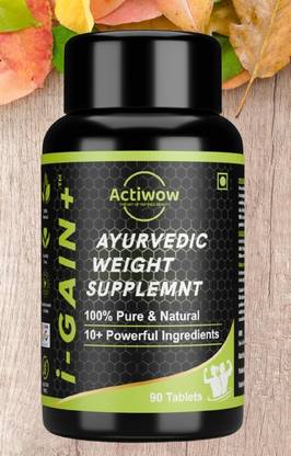 ACTIWOW i-Gain+ New and improved formula I The Ultimate Weight Gainer I Ayurvedic_Seew