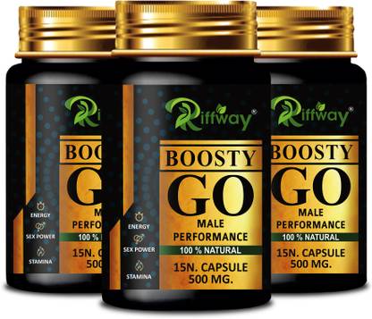 Riffway Boosty Go _ Herbal Supplement Stamina Capsule For Better Strength