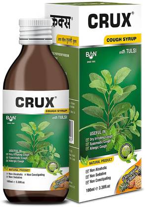 Crux Ayurvedic Cough Syrup with Tulsi