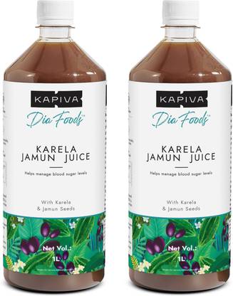 Kapiva Karela Jamun Juice| Controls Blood Sugar | Low Glycemic Index